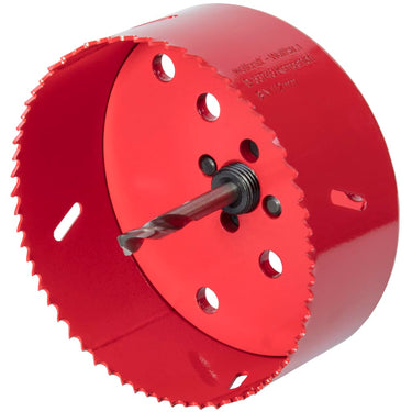 wolfcraft Lochsäge 112 mm Bimetall Rot 5496000